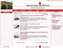 Tablet Screenshot of haunschmidt-partner.at